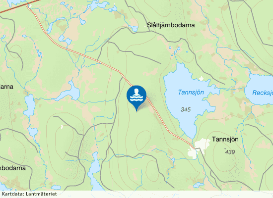 Drevviken, Bodsjön på kartan