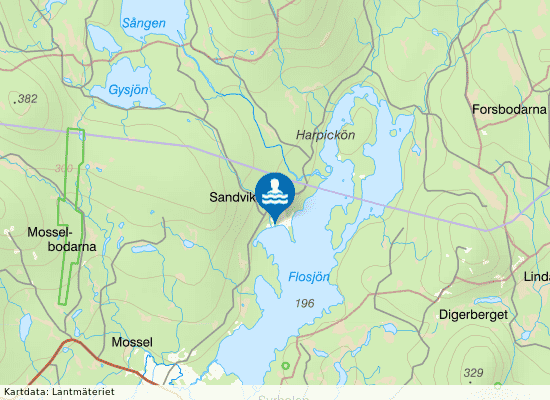 Sandviken på kartan