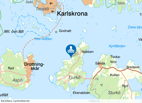 Hägnviken på kartan