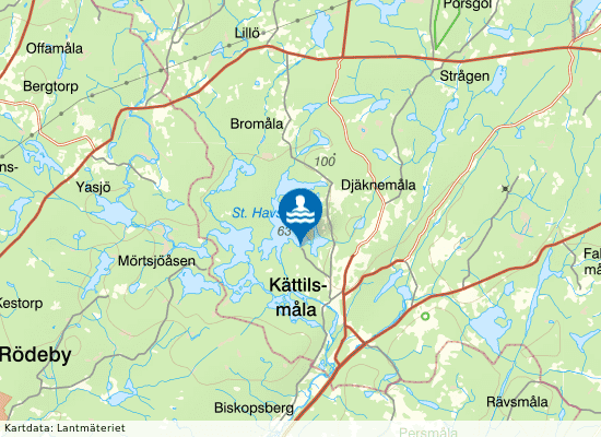 Havsjön på kartan