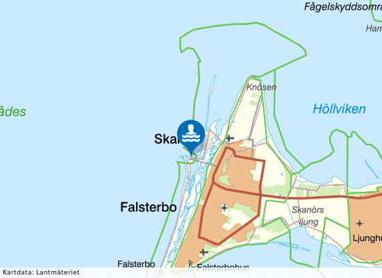 Stens brygga på kartan