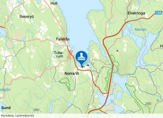 Norra Vi på kartan