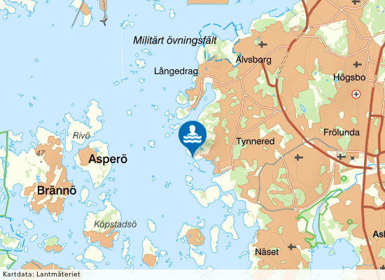 Fiskebäck på kartan