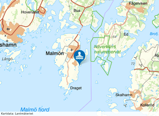 Stora Kattesand på kartan