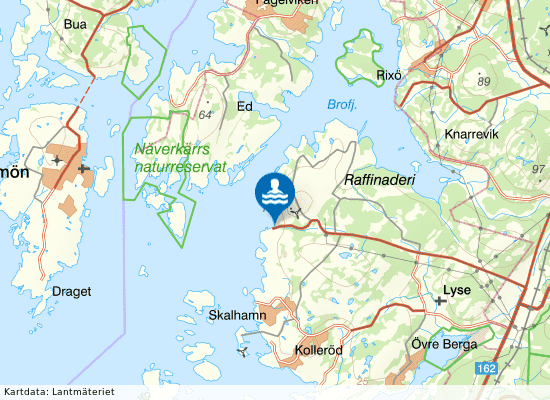 Fiskebäcksvik på kartan