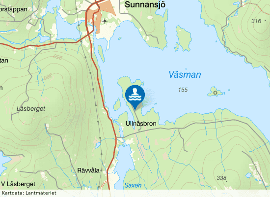 Ullnäset på kartan