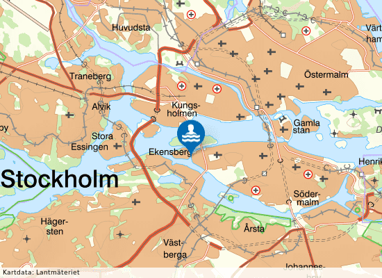 Badbrygga, Reimersholme på kartan