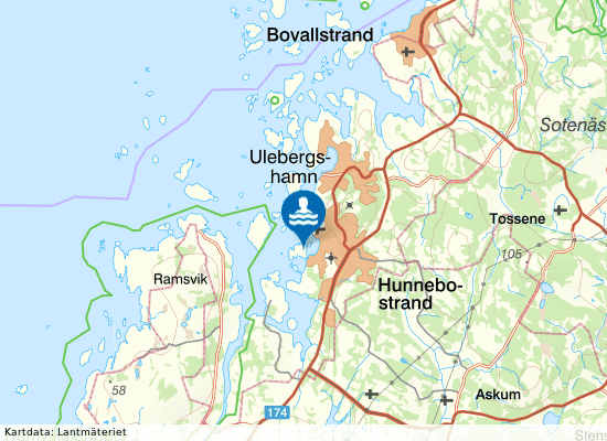 Sankt Göransö på kartan