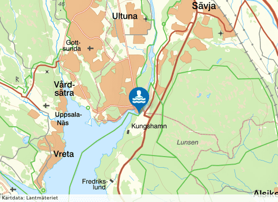 Varvet, Sunnersta på kartan