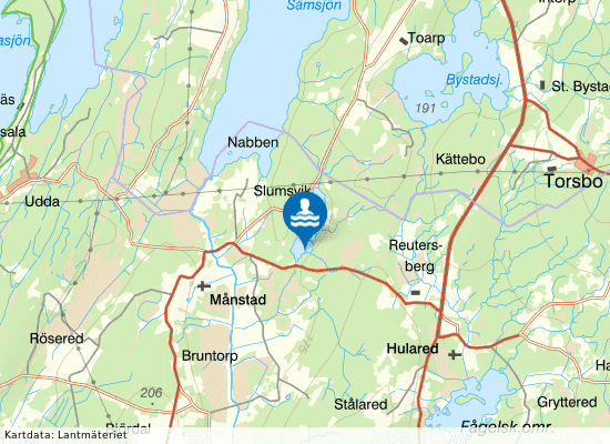 Tapplesjön på kartan