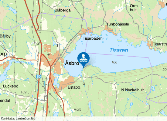 Talludden, Tisaren på kartan