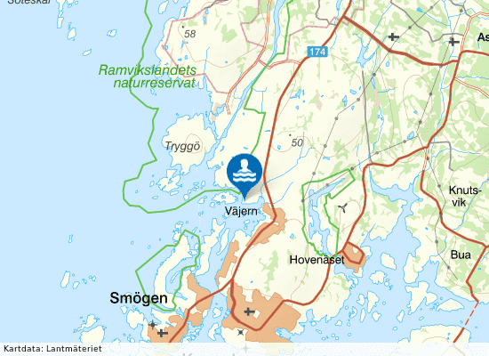 Hammarudden, Sotenäs Camping på kartan