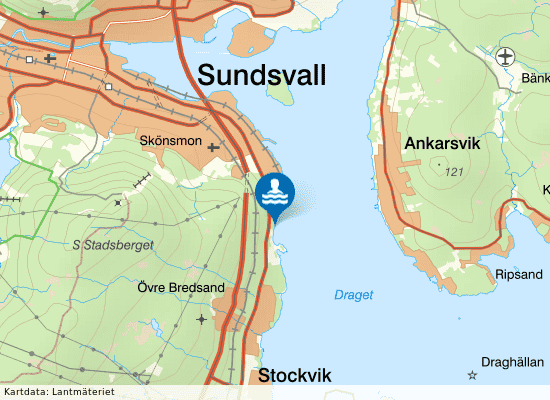 Fläsian NO på kartan