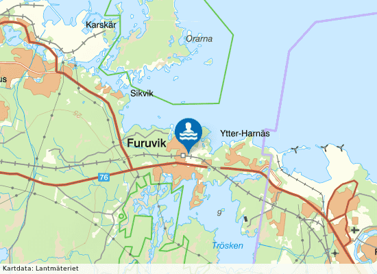 Furuvikspoolen på kartan