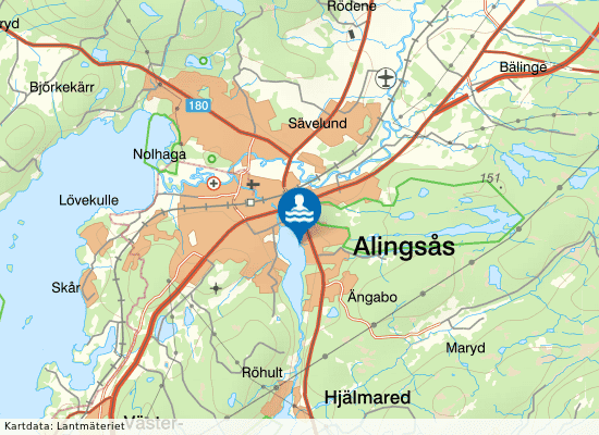 Gerdsken, Linnebäck på kartan