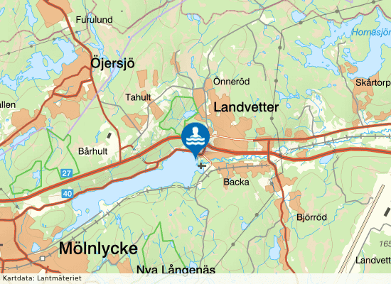 Gröen Sjöholmen på kartan