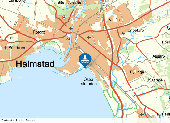 Gröningen på kartan