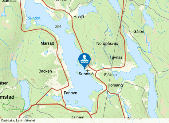 Gällö, Fjällsta på kartan