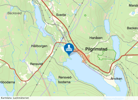 Gällö, Pilgrimstad på kartan
