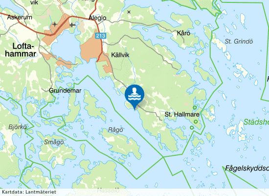 Hallmare på kartan