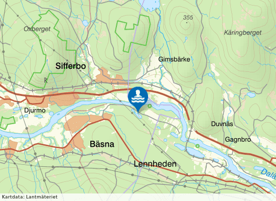 Hemstjärn på kartan