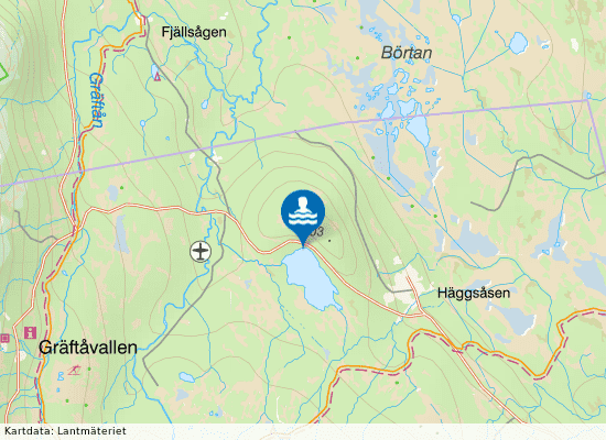Häggsåssjön på kartan
