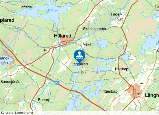 Hösjön på kartan