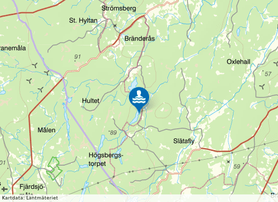 Iglasjön på kartan