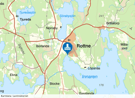 Innaren, Rottne på kartan