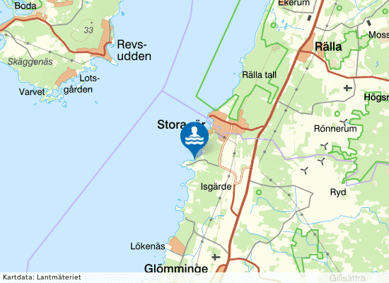 Ispe Udde, Borgmästarviken på kartan