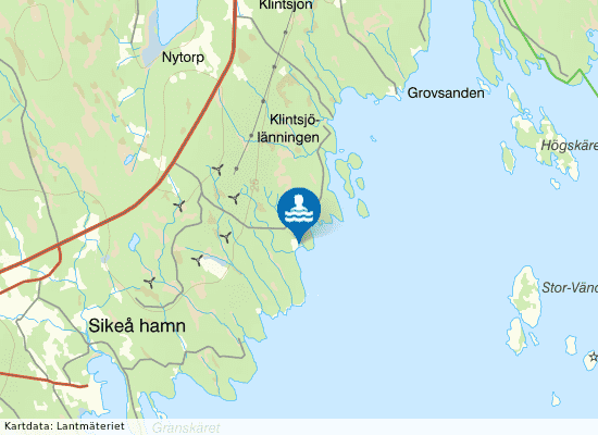 Killingsand på kartan