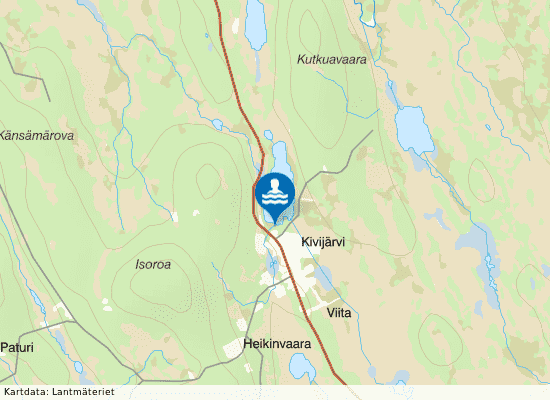 Kivijärvi på kartan