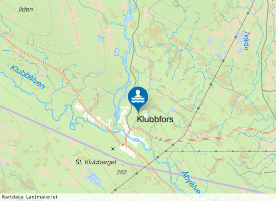 Klubbfors på kartan