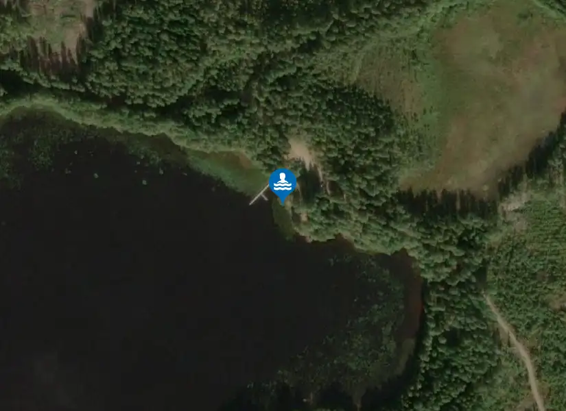 Kolsjön, Karlstorp från satellit