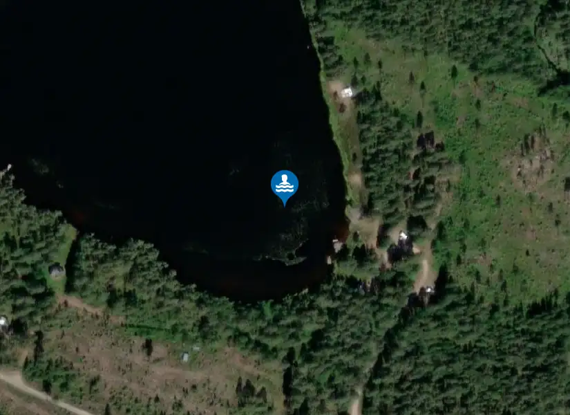 Korptjärn från satellit