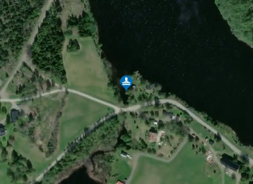 Krigsbysjön från satellit