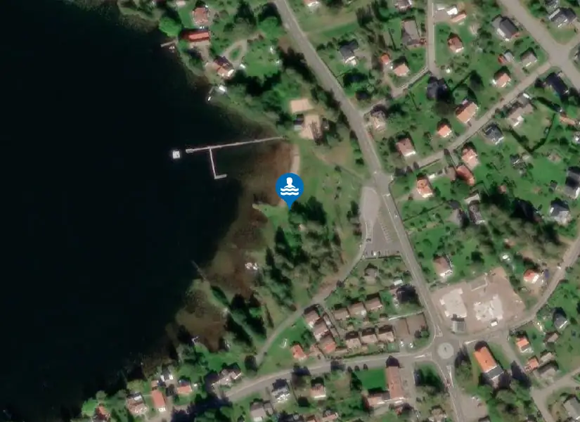 Kyrksjön Mölltorp från satellit