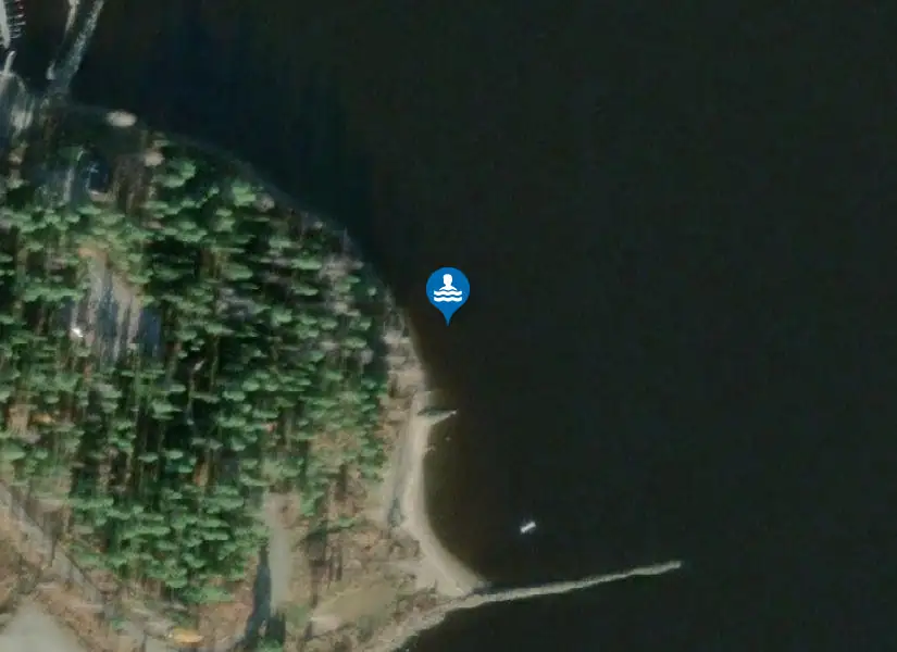 Kängsön, Råneå från satellit