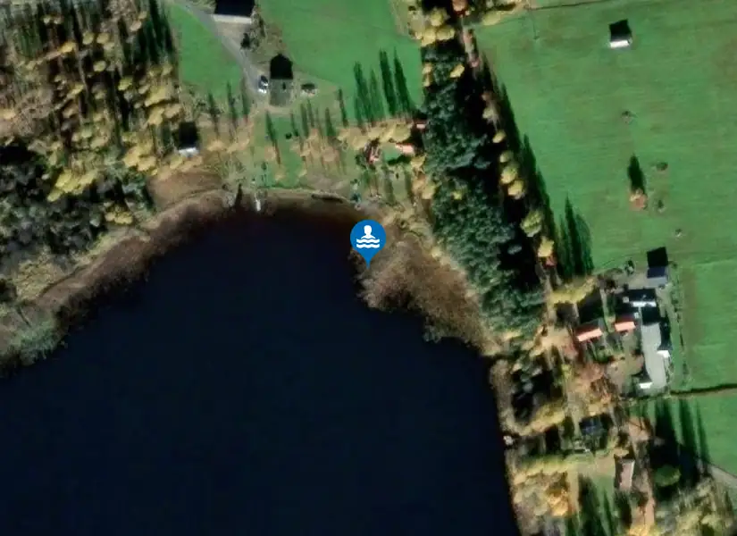 Lingbo lägergård från satellit