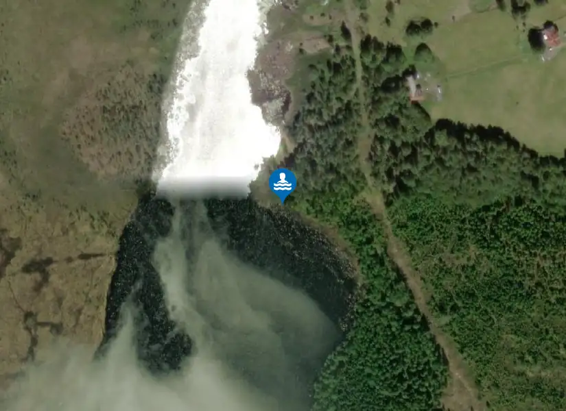 Linnebjörkesjön, Näsby från satellit