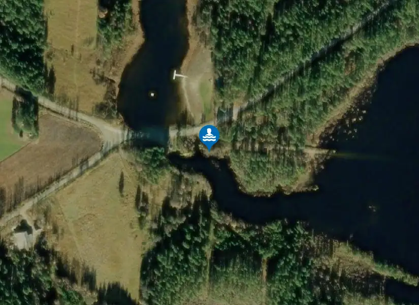 Lossen, Tjärnbräcka från satellit