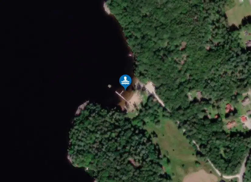 Bastevik Hällungen från satellit