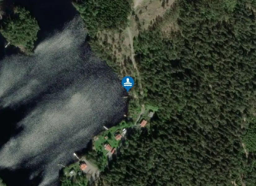 Lången Lena från satellit