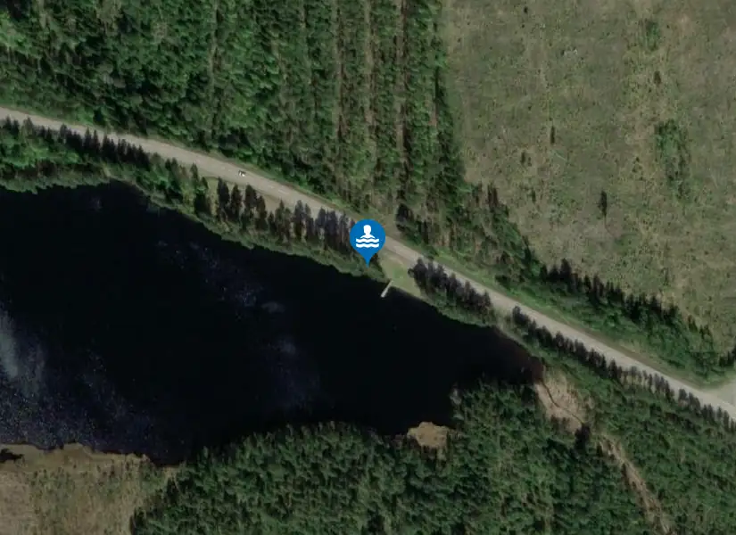 Långsjön från satellit