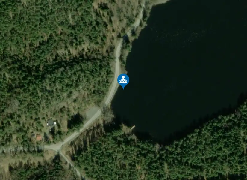 Långsjön syd från satellit