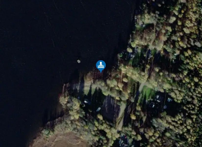 Långsjön, Hasseldalen från satellit