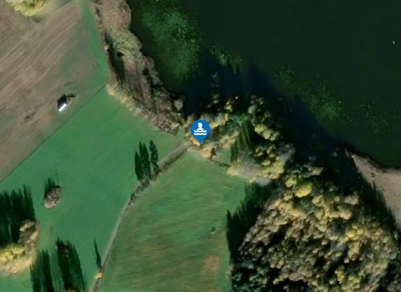 Lövudden från satellit