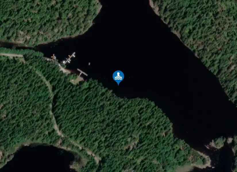 Marsjön från satellit