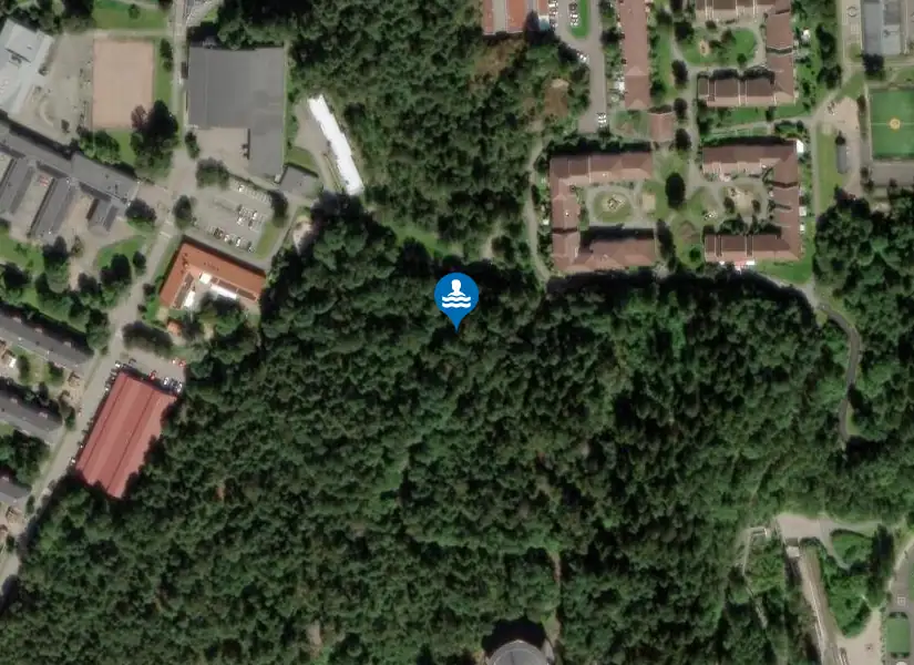 Bergsjön från satellit