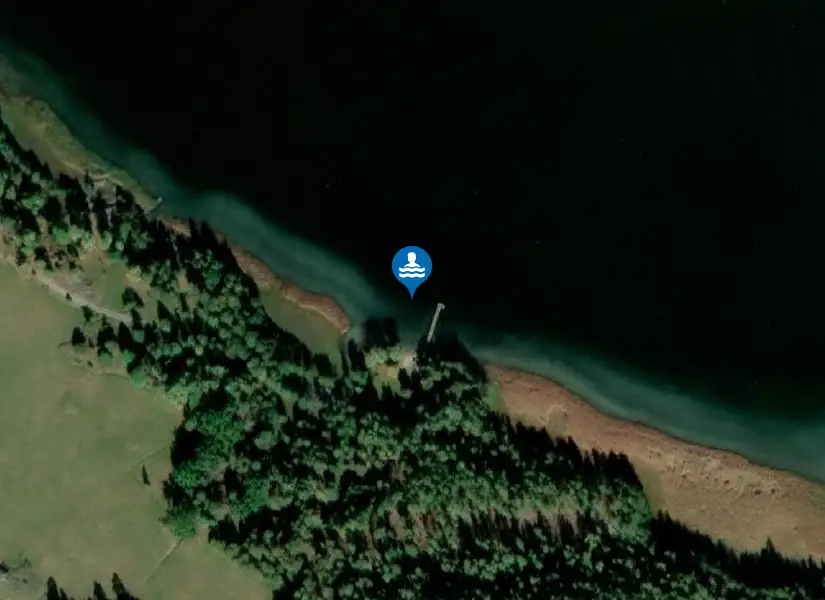 Marsviken, Krognäsbadet från satellit